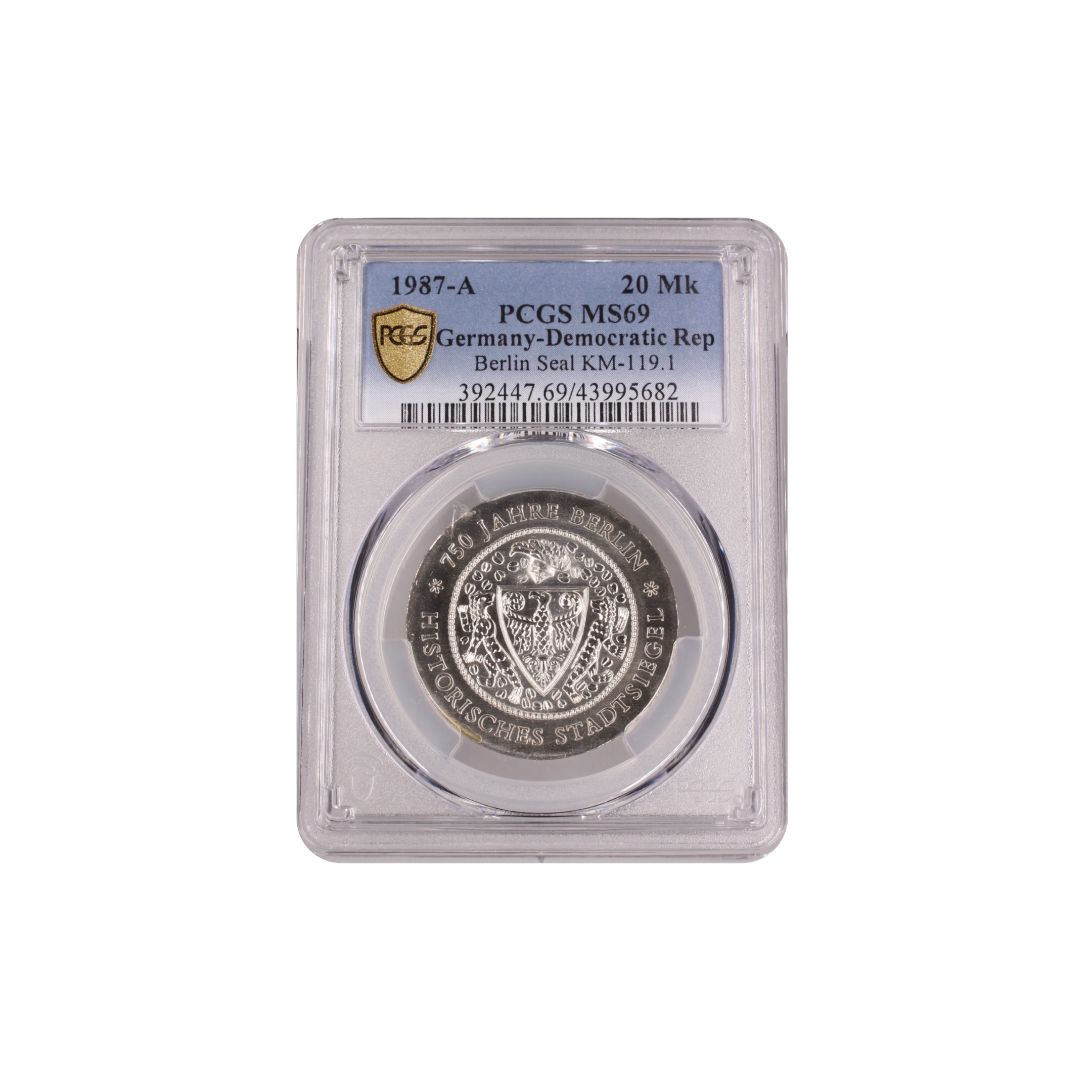 20 Mark Stadtsiegel DDR MS69