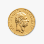 Original 10 Mark Gold König Georg von Sachsen 1903 MS63 Kaiserreich